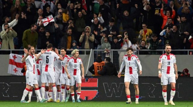 Отборочный матч чемпионата Европы по футболу: Грузия-Норвегия 1:1