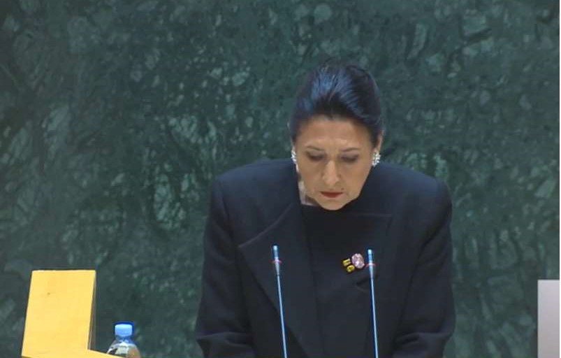 Ежегодный доклад президента Грузии Саломе Зурабишвили