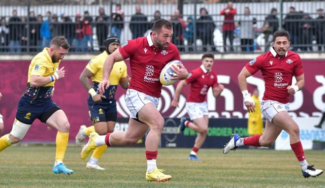 Сборная Грузии по регби вышла в финал чемпионата Европы