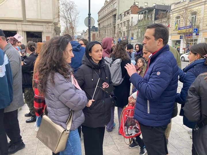 Омбудсмен Грузии посетил женский марш