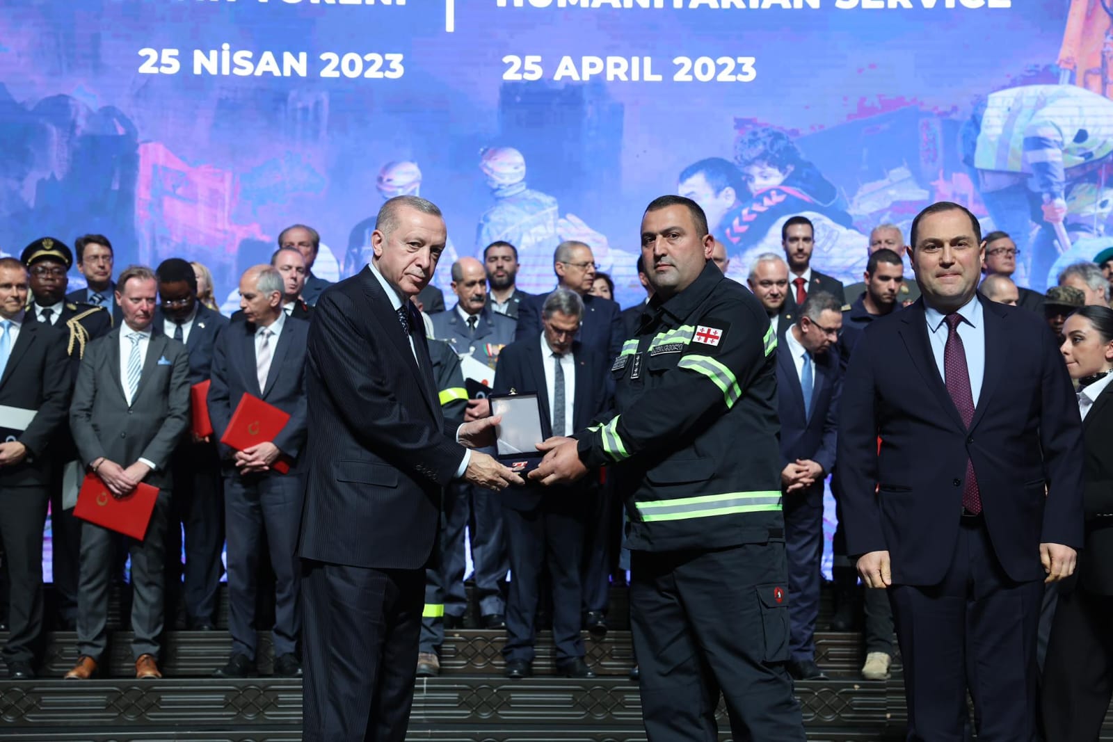 Президент Турции наградил «Орденом Высочайшей Самоотверженности» Мамуку Сепиашвили