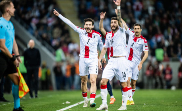 Сборная Грузии обыграла Кипр и обошла Испанию в отборочной группе Евро-2024