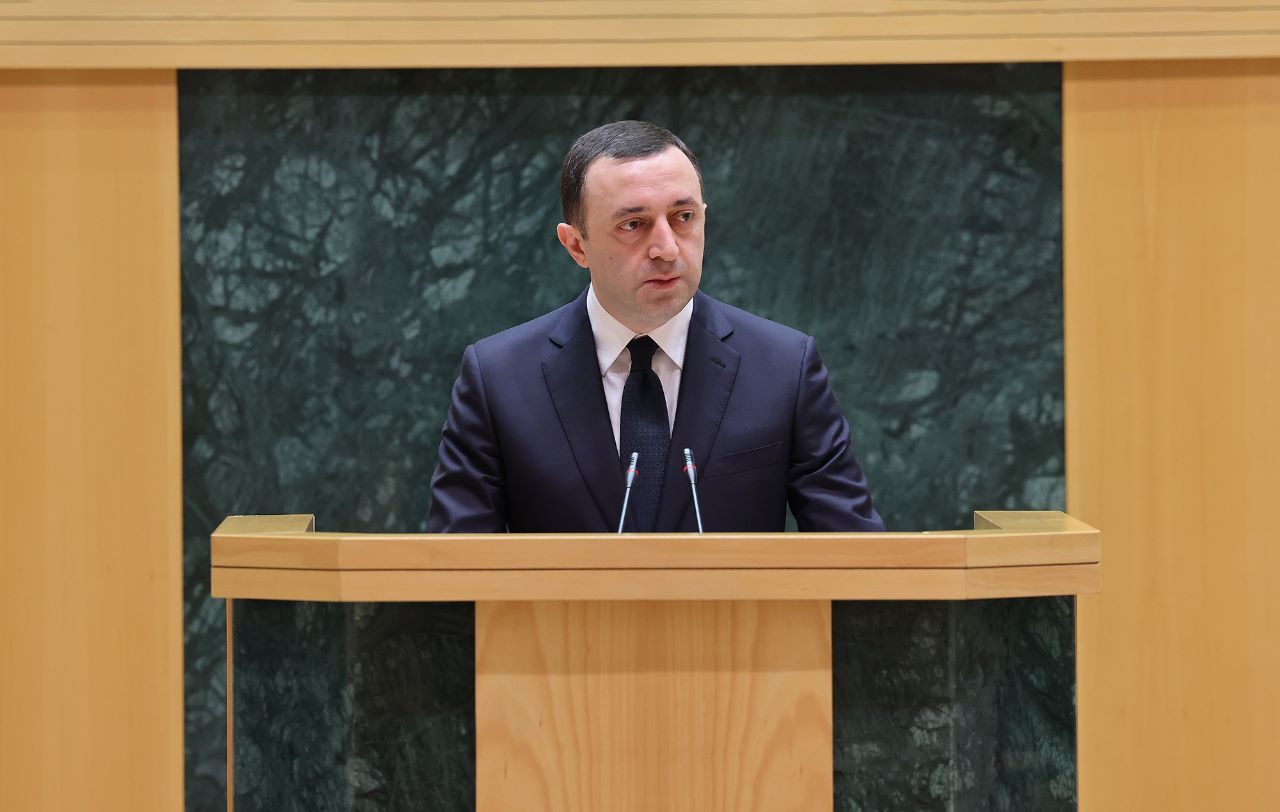 Ежегодный доклад премьер-министра Ираклия Гарибашвили в парламенте Грузии