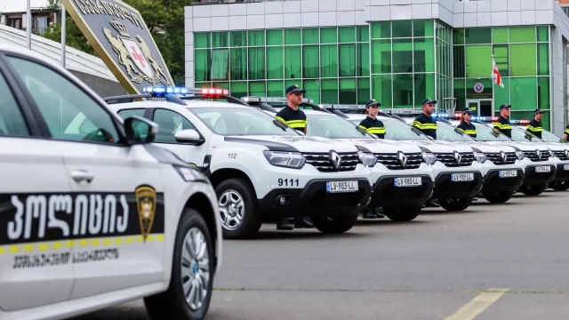 Автопарк патрульной полиции МВД Грузии пополнился новыми автомобилям
