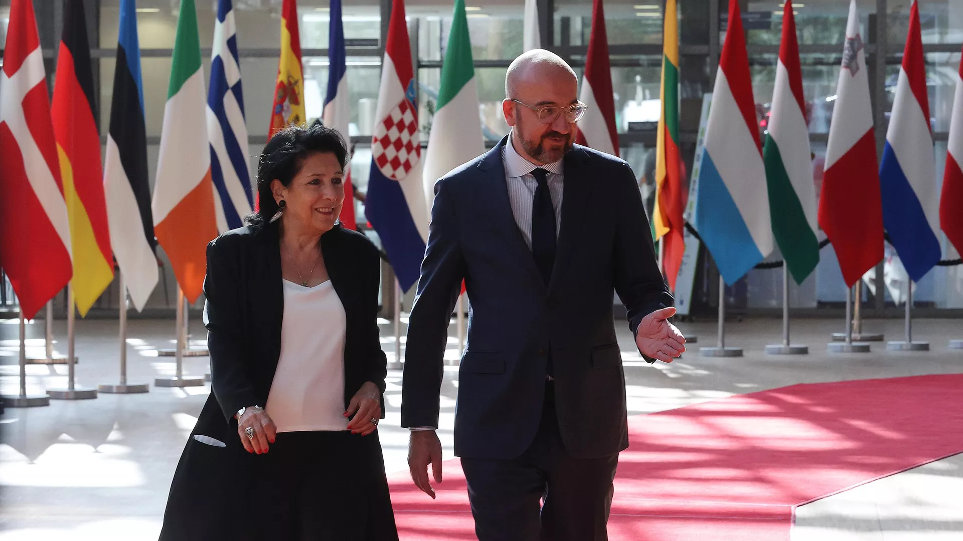 Президент Евросовета поддержал Саломе Зурабишвили