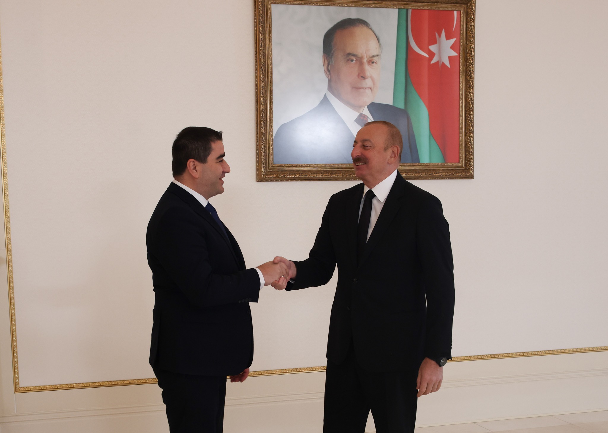 Спикер парламента Грузии встретился с президентом Азербайджана