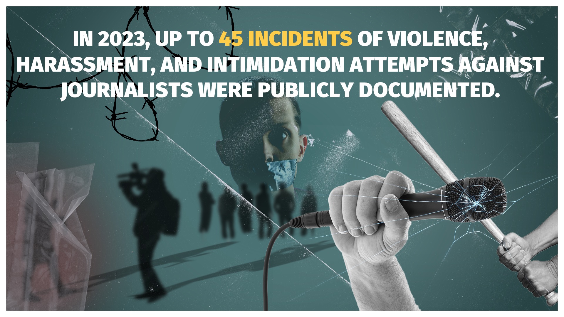 В Грузии зафиксировано более 45 случаев насилия в отношении представителей СМИ