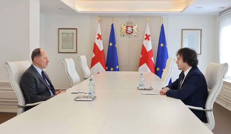 Ираклий Кобахидзе встретился с послом ЕС Павлом Герчинским