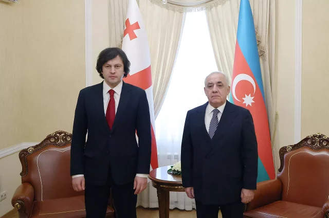 Встречей с премьер-министром Азербайджана Начался первый визит Кобахидзе в Баку