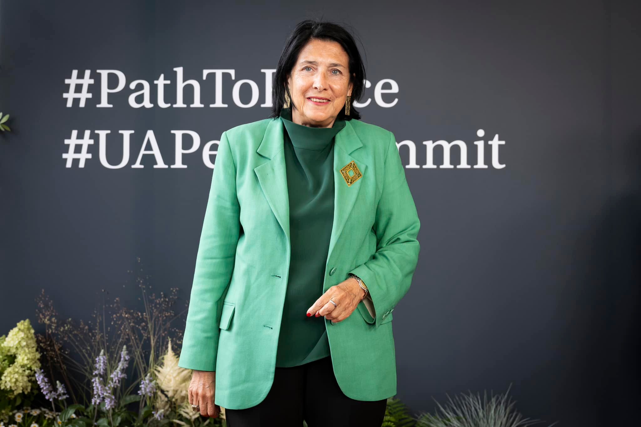 Президент Грузии приняла участие в Саммите мира по Украине в Швейцарии