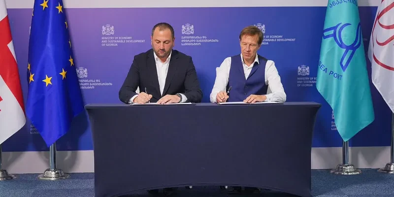 Подписано с соглашение о строительстве порта Анаклия с бельгийской компанией