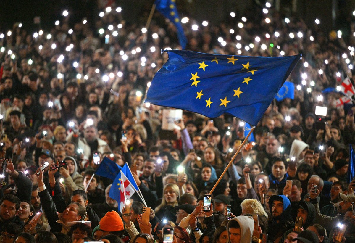 4 ноября в 19:00 в Тбилиси на проспекте Руставели пройдет вторая протестная акция