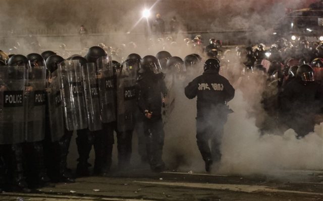 Девятый день протестов