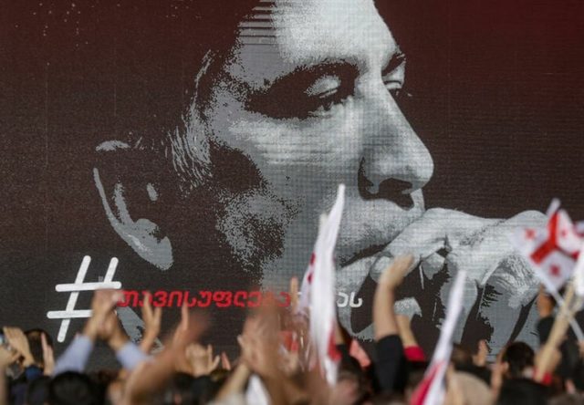 В Батуми прошла акция с требованием освобождения Михаила Саакашвили