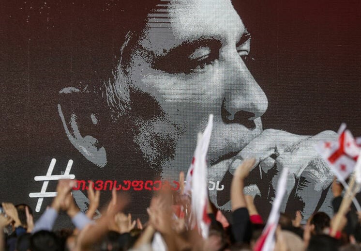 В Батуми прошла акция с требованием освобождения Михаила Саакашвили