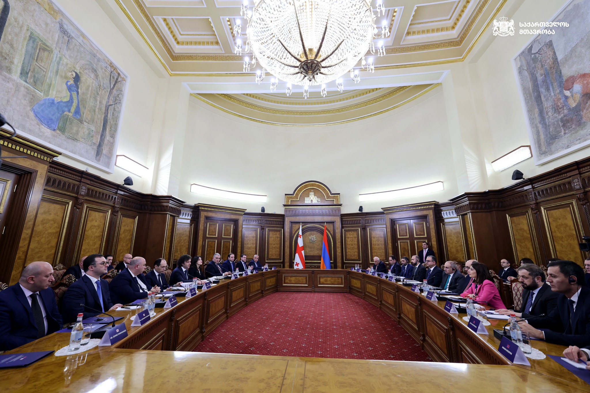 Визит Ираклия Кобахидзе в Ереван