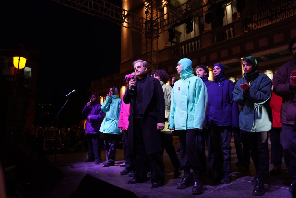 В Тбилиси прошла акция «Нового театра»