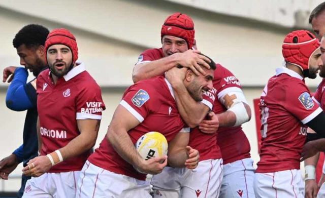 Сборная Грузии вышла в финал чемпионата Европы по регби