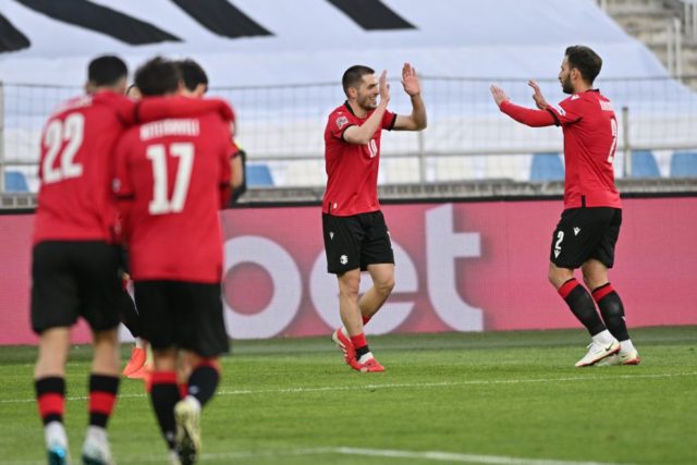 Сборная Грузии выиграла у сборной Армении со счетом 6:1 в плей-офф Лиги наций УЕФА