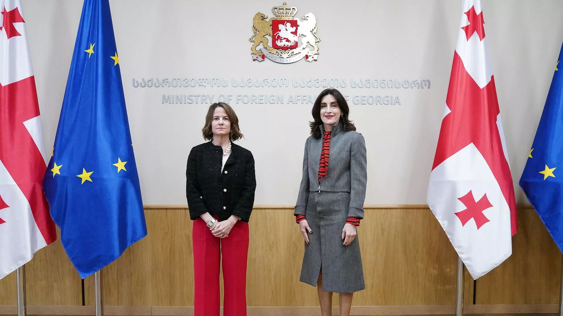 Посол США в Грузии Даниган встретилась с министром иностранных дел Бочоришвили