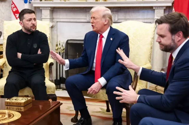 Европейские лидеры отреагировали на конфликт Трампа с Зеленским