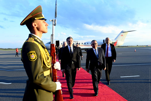 Президент Грузии Михаил Кавелашвили с официальным визитом посетил Ереван