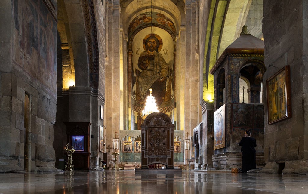 храме Светицховели в результате осадков повторилась инфильтрация воды