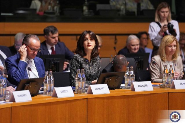 Министр иностранных дел Грузии приняла участие в сессии комитета министров Совета Европы