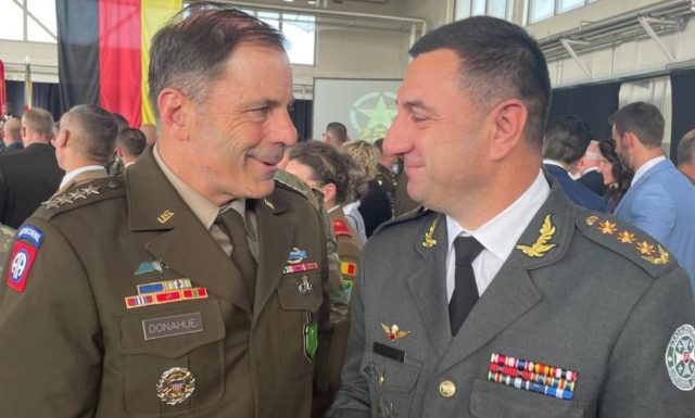 Генерал-лейтенант Георгий Матиашвили был приглашен на мероприятие, посвященном 250-летию армии США