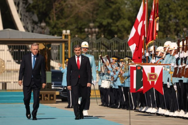 Президент Грузии с официальным визитом посетил Турцию