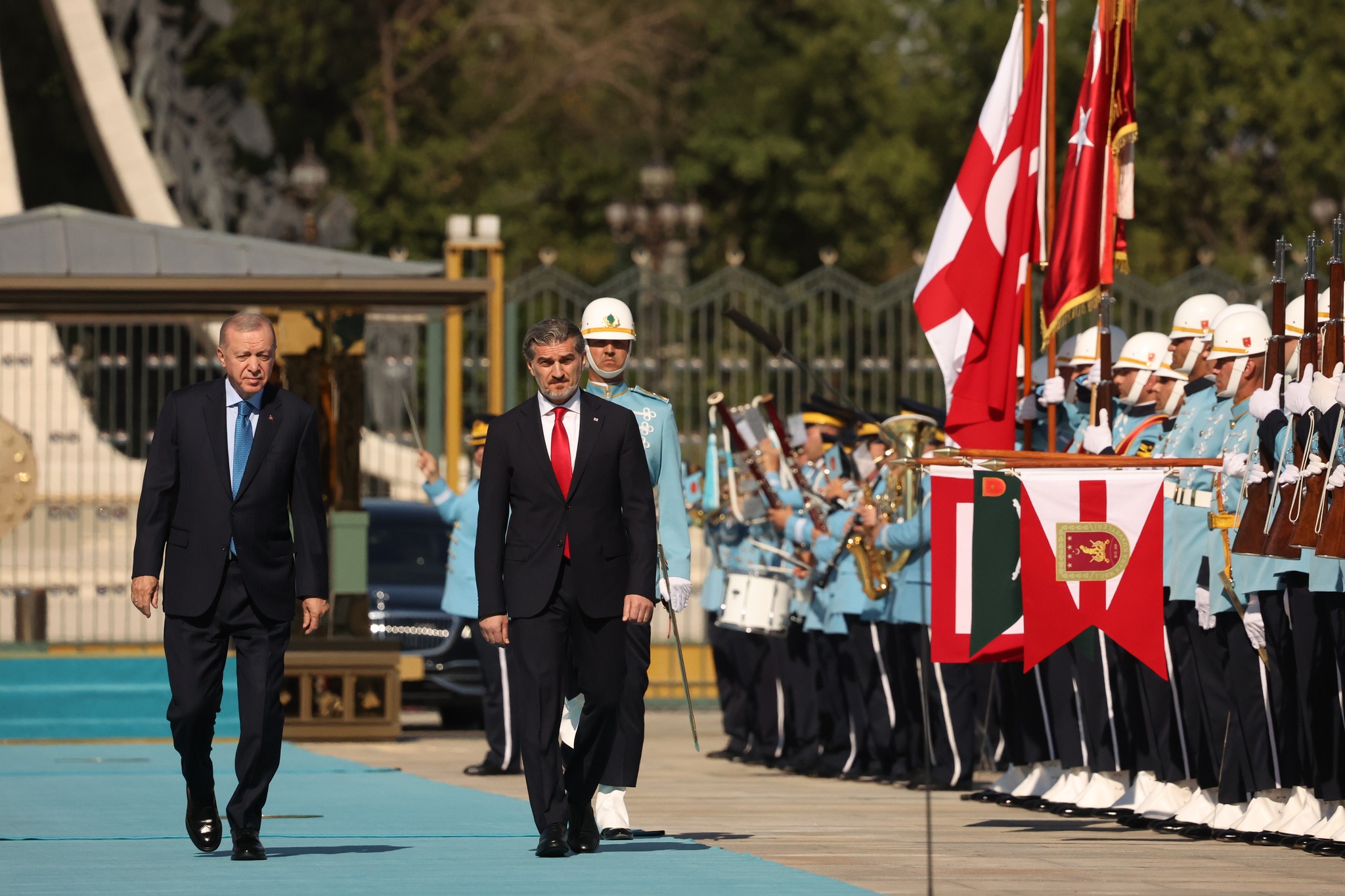 Президент Грузии с официальным визитом посетил Турцию