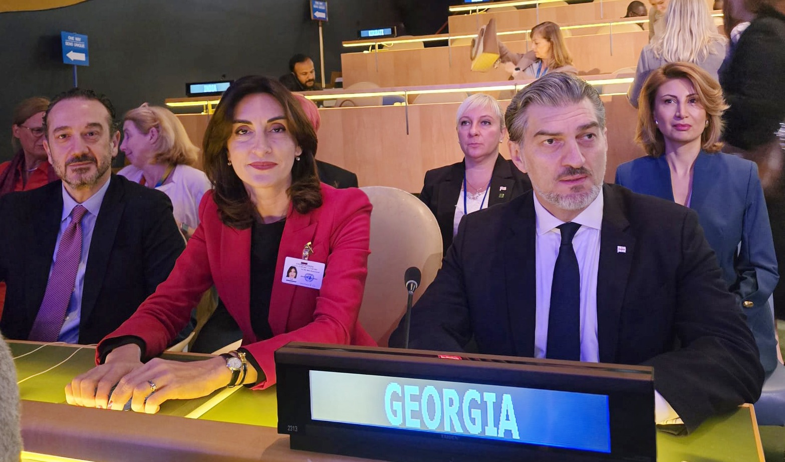 Михаил Кавелашвили принял участие в церемонии, посвященной 80-летию ООН