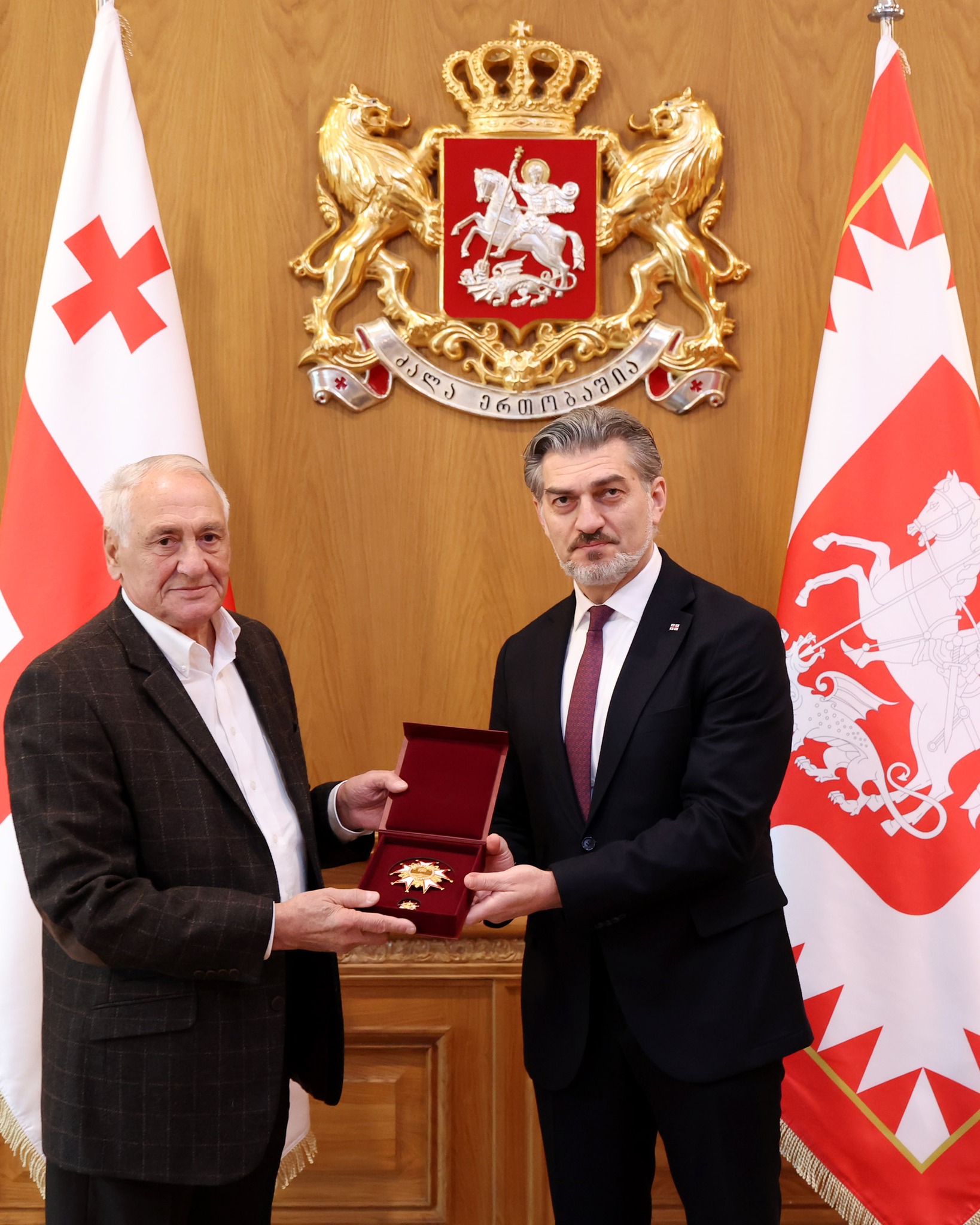 Президент Грузии наградил профессора Константина Мардалеишвили орденом Блистательности