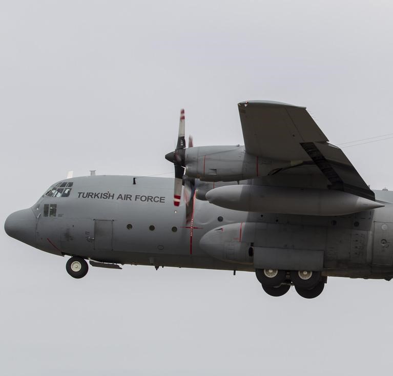 Самолет Lockheed C-130 Hercules ВВС Турции потерпел крушение в Грузии