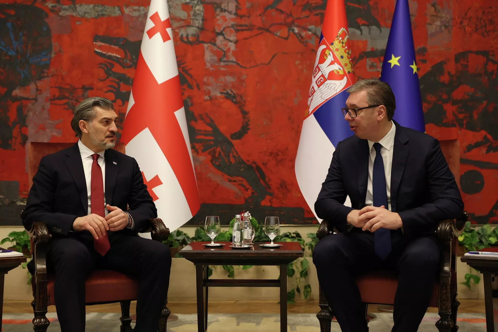 Визит президента Грузии в Сербию