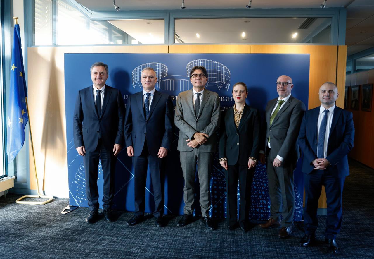 Министр юстиции Грузии встретился с председателем Европейского суда по правам человека