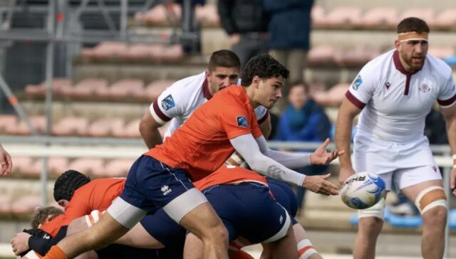 Сборная Грузии разгромила Нидерланды во втором туре чемпионата Европы по регби