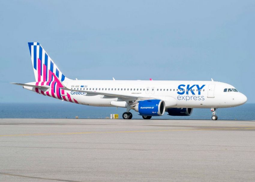 Sky Express начинает выполнять раз в неделю рейс Ираклион-Тбилиси-Ираклион